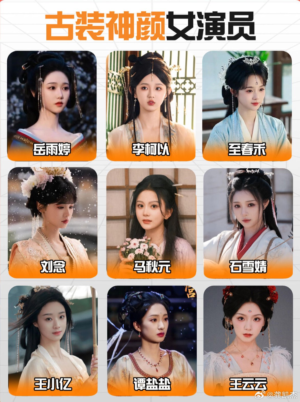 最近短剧很火,网友总结盘点一些古装神颜女演员,你都认识吗?你们觉得谁最美?|短剧|古装|女演员_新浪新闻