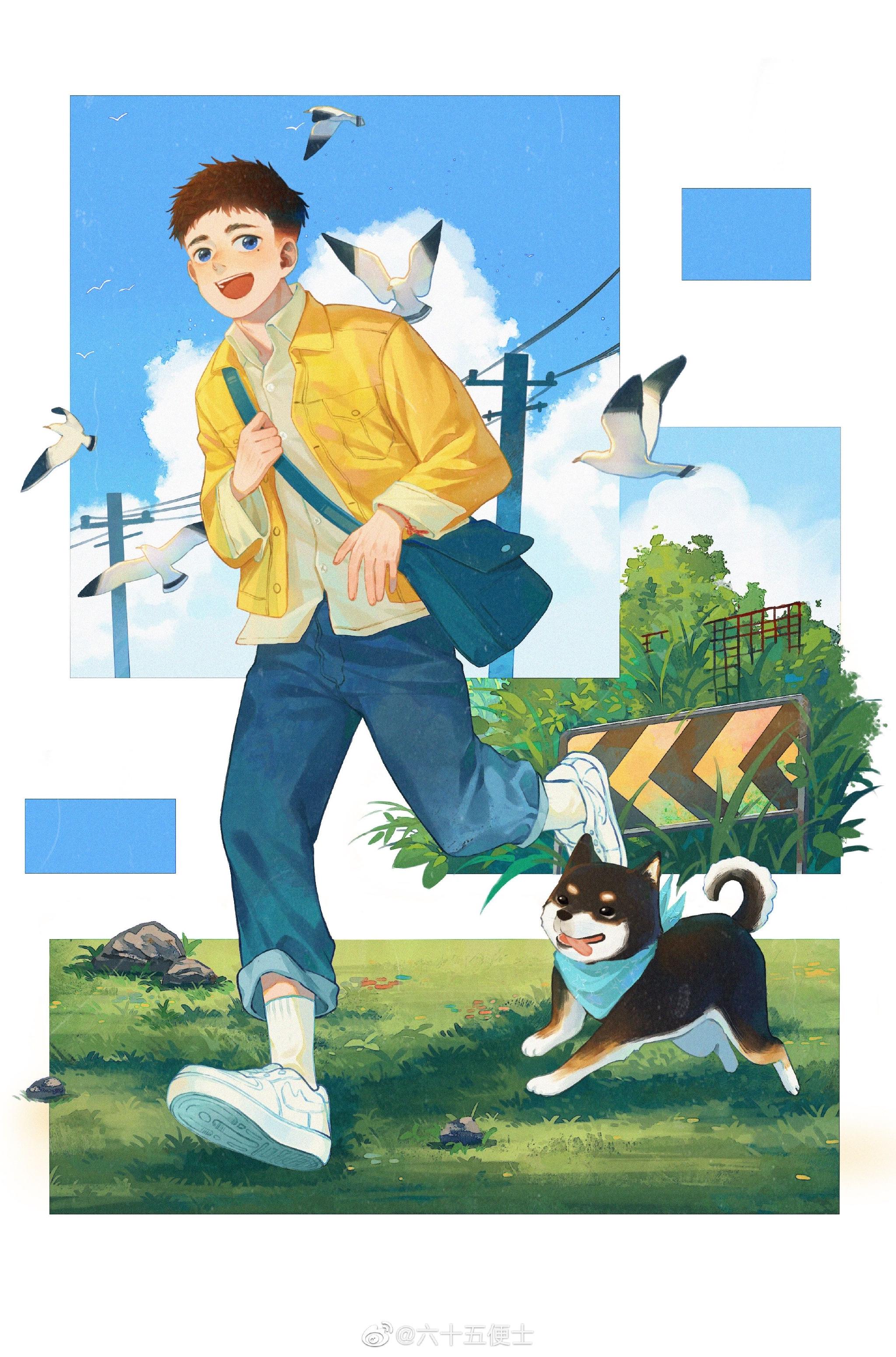 来自插画师 @六十五便士 绘画作品__财经头条