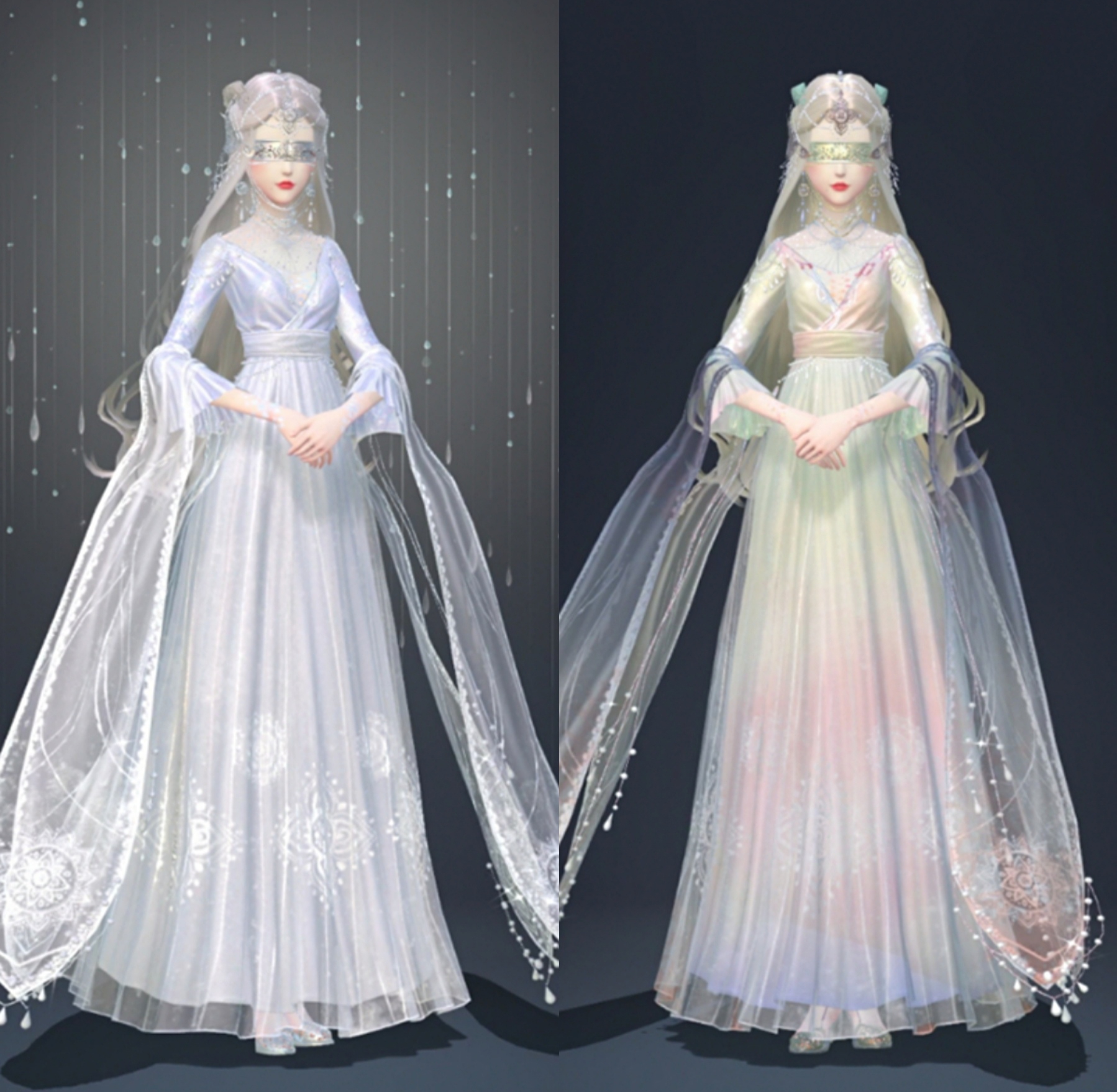 云裳羽衣:这几个套装太丑?染色之后,深冥之渊都能变仙女裙