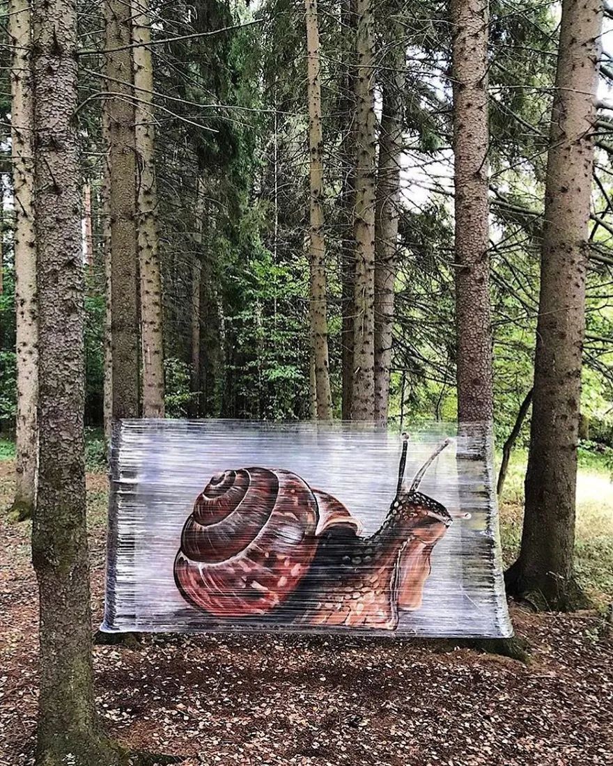 创作出3d插画作品,偶遇一定会吓你一跳|3d|涂鸦|保鲜膜_新浪新闻