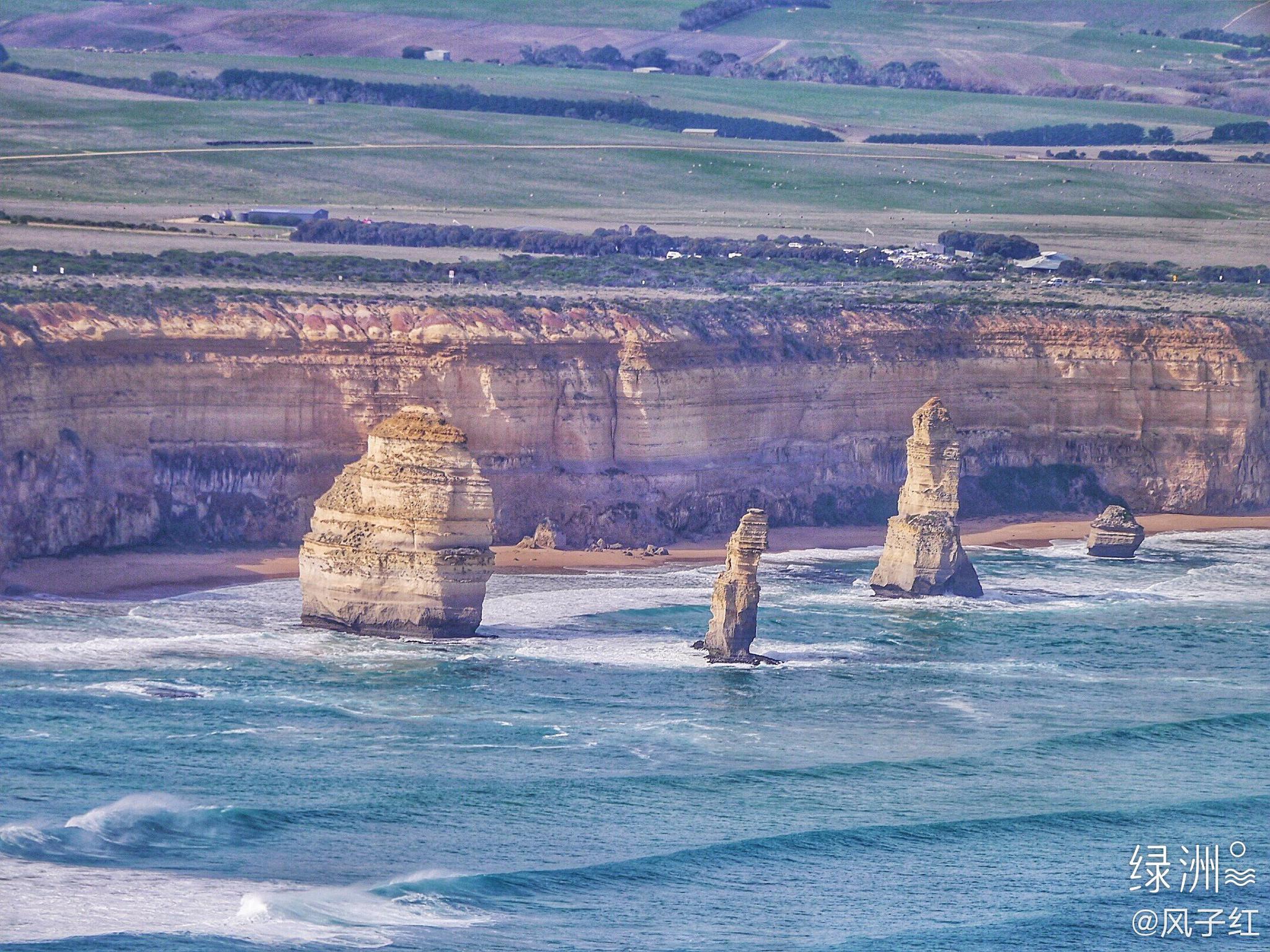 澳大利亚大洋路十二使徒岩 科学指出,在过去的1000-1200万年里