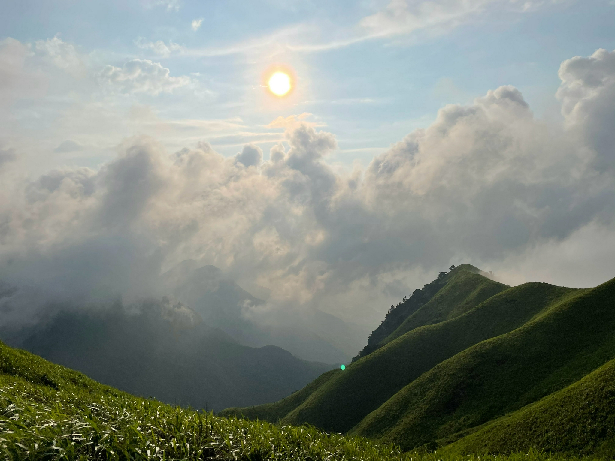 山顶景色太美了允许我多分享几张 晚安 好梦