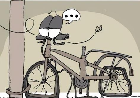 没想到小区里的僵尸自行车还有这样的用途