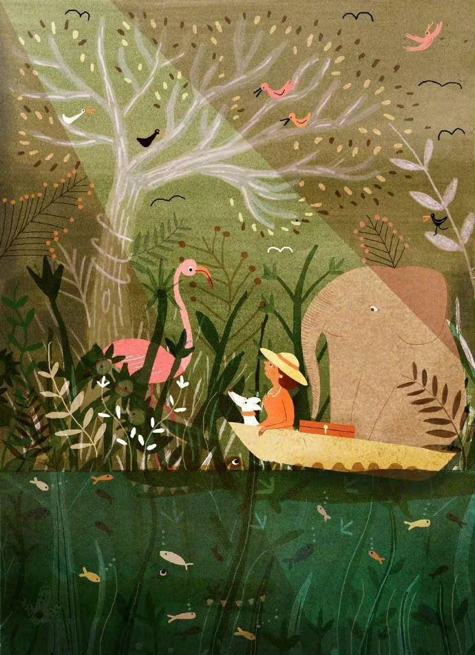 梦幻治愈的森系童话插画 jessica courtney-tickle