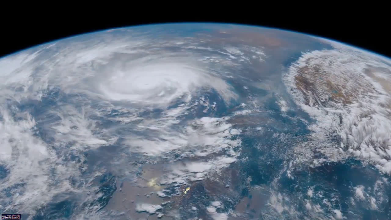 从太空欣赏气旋安攀的形成与消散,你绝对没见过