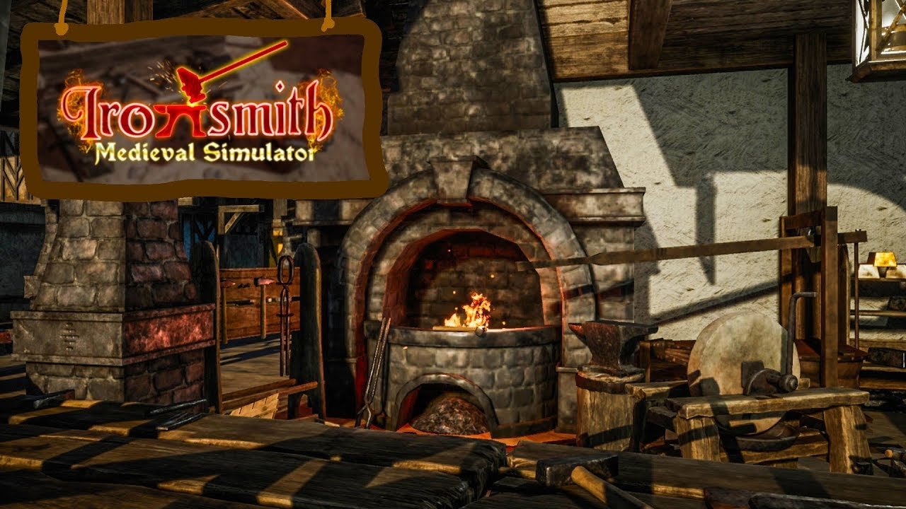真打铁游戏《中世纪铁匠模拟器(ironsmith medieval simulator)》在
