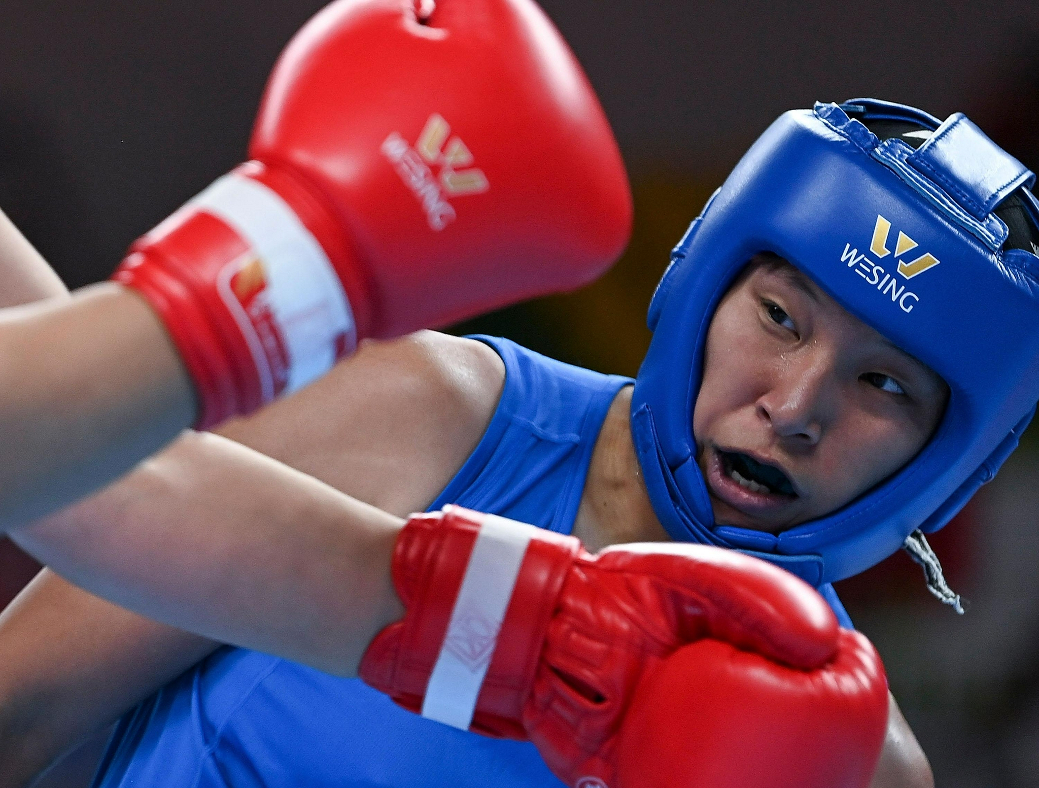 新华社照片,榆林(陕西),2021年9月17日(全运会)拳击——女子75公斤级