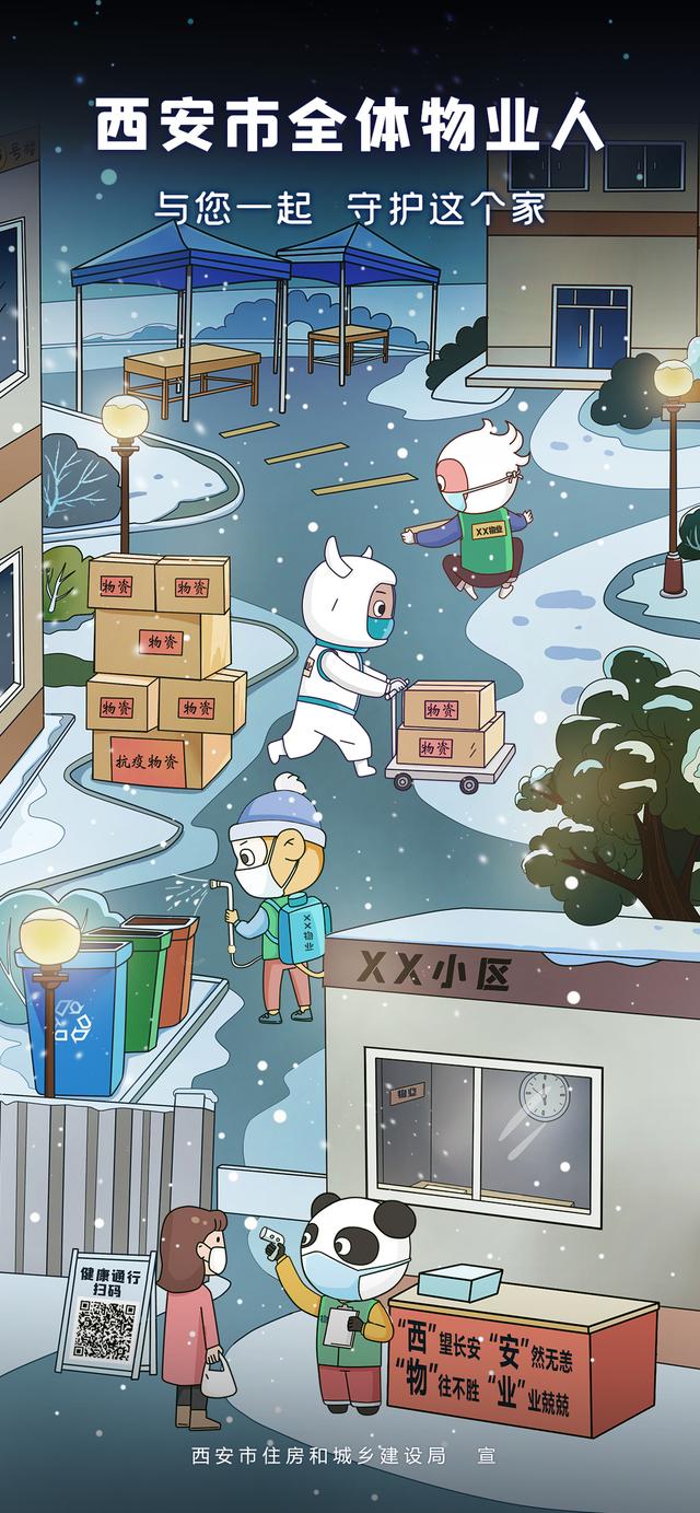西安2817个物业小区共计55786名物业从业人员 全力投身疫情防控第一线休闲区蓝鸢梦想 - Www.slyday.coM
