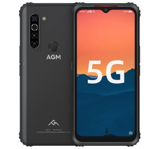 进水碎屏都保修agm x5发布!三重认证三防手机搭载国产芯片