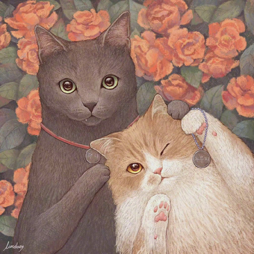 插画师 limduey 笔下敲可爱的猫咪日常__财经头条