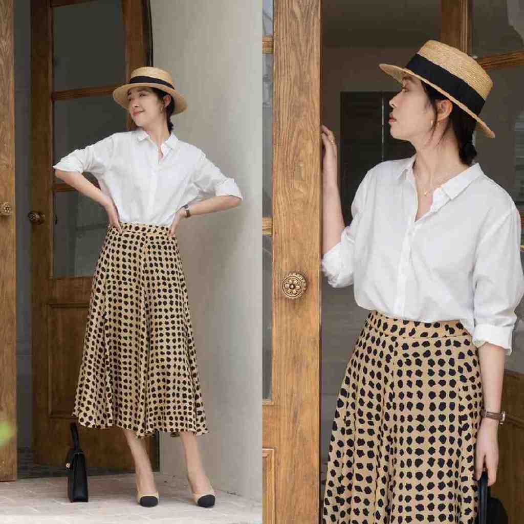 “衬衫”下面穿什么更好看？建议搭配“3种下装”，优雅有气质感休闲区蓝鸢梦想 - Www.slyday.coM