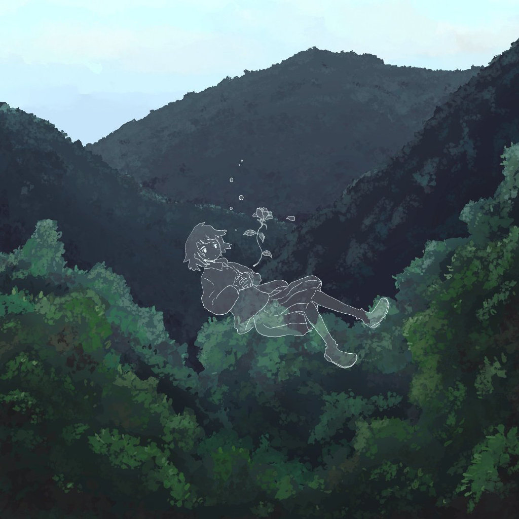 小清新又不失个性的人物插画，色彩浓郁，色调柔和且氛围感强休闲区蓝鸢梦想 - Www.slyday.coM