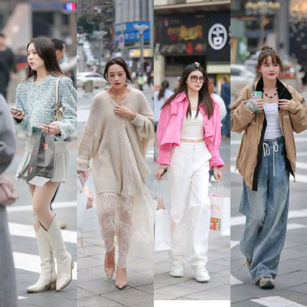 才知道她们真是穿衣高手,基础款穿出高级感|上海市|穿搭|街拍_新浪