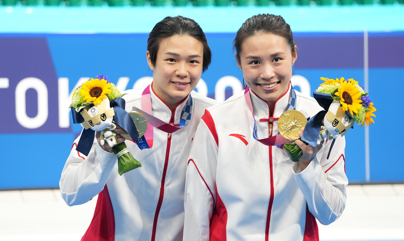 施廷懋 王涵拿到女子双人3米跳板金牌