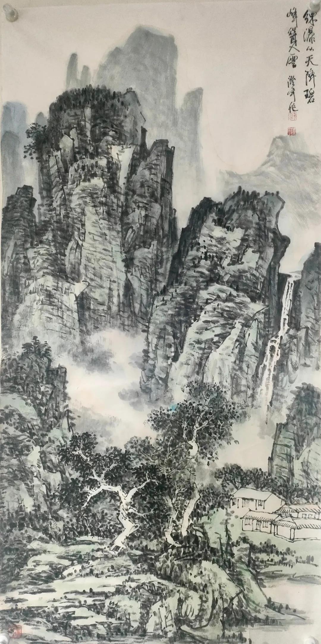 峰无坦途著名画家许澄宇作品欣赏