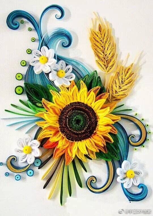 妙手生花,美到极致的手工衍纸diy__财经头条