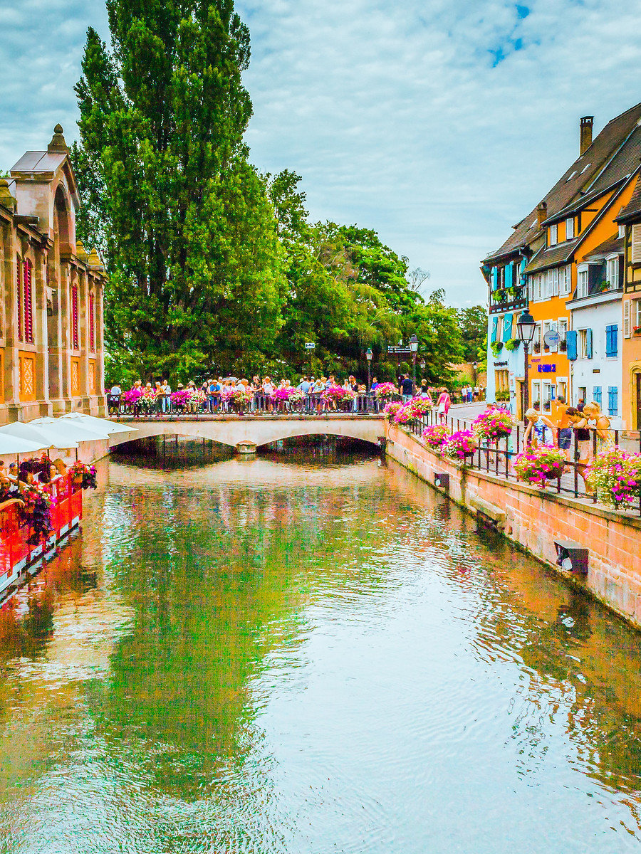 法国鲜花小镇科尔马