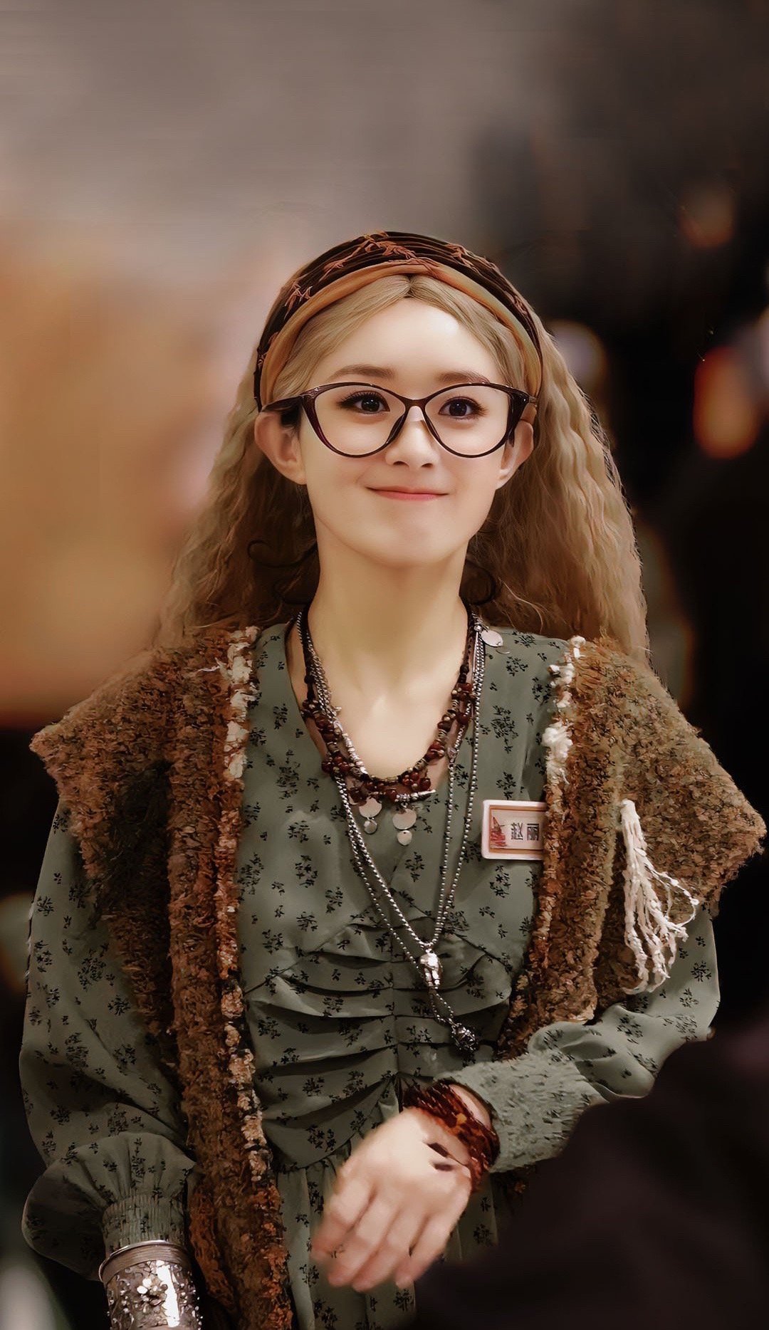 啊啊啊啊啊赵丽颖cos哈利波特里的占卜师了