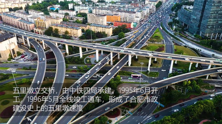 飞阅四局之合肥市五里墩立交桥