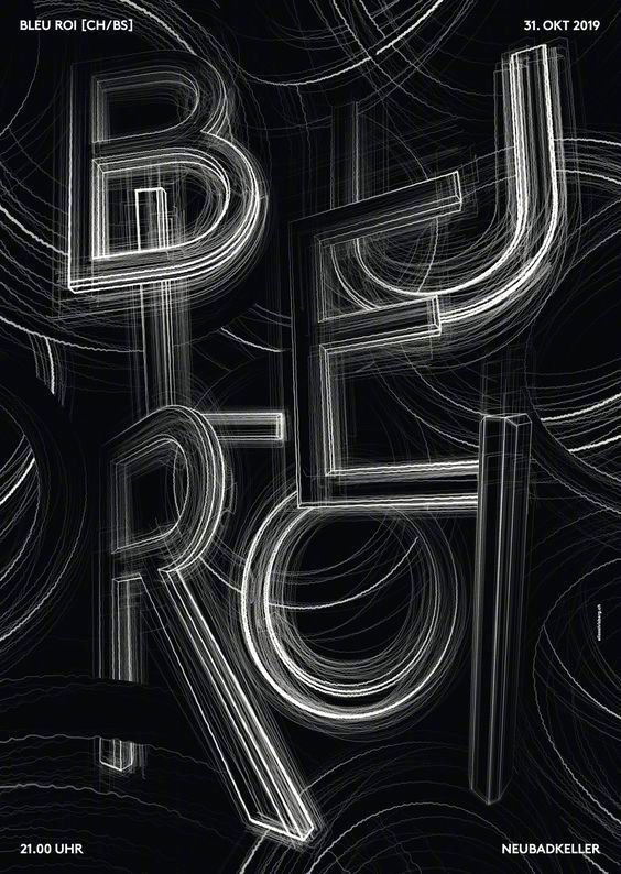 海报灵感! 黑色系创意版式设计 . 去收藏夹吃灰吧~__财经头条