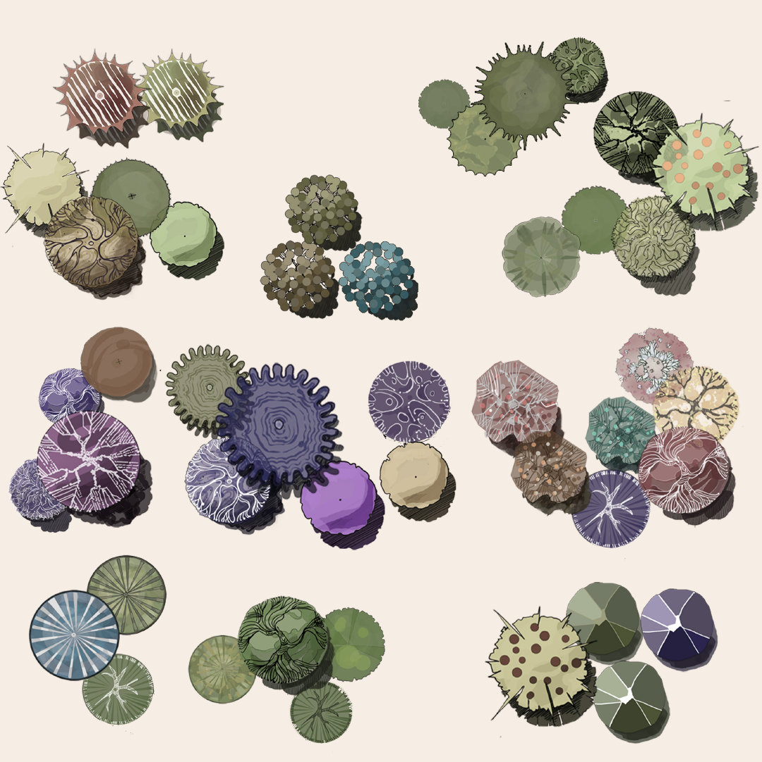 1 / 9 古风植物psd素材