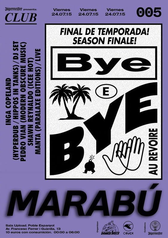 单色复古风海报设计参考