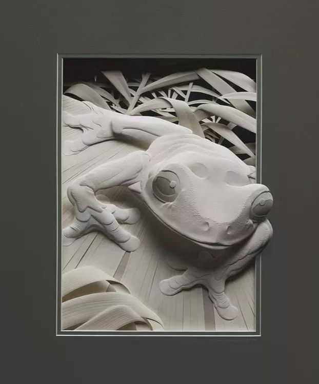 意大利艺术家calvinnicholls纸雕作品