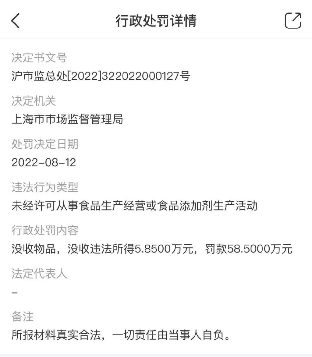 巴黎贝甜疫情期间无证生产被罚58万，上海市场监管局回应休闲区蓝鸢梦想 - Www.slyday.coM