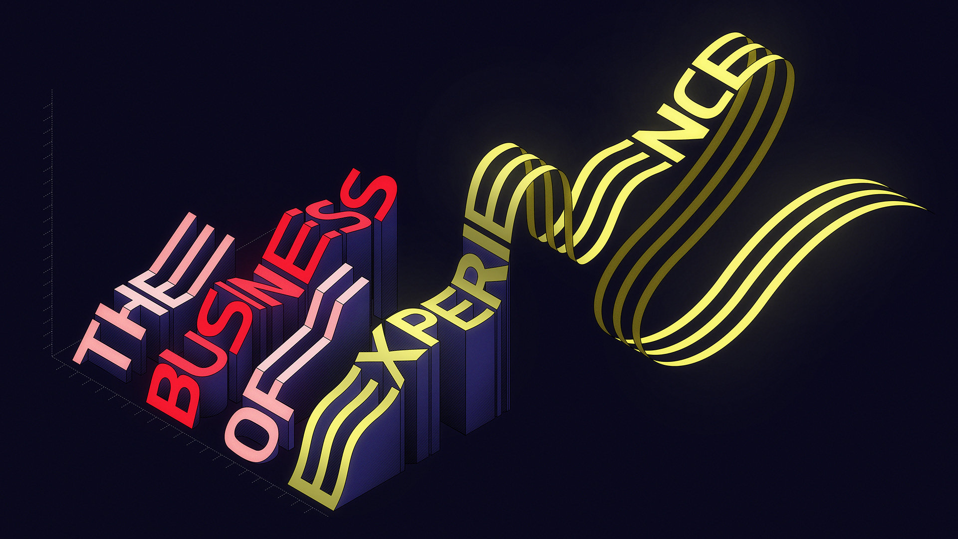 来自英国 made up 设计工作室的创意立体风字体设计