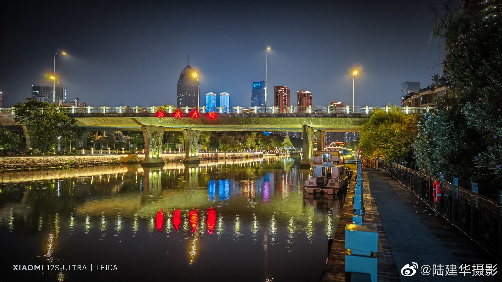 无锡古运河夜景图片
