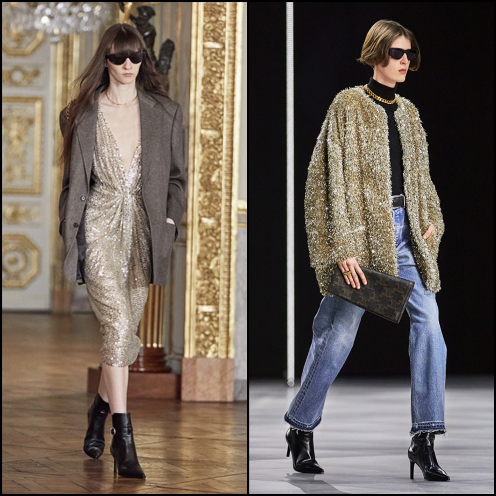 celine 2022冬季女装系列 飒气女郎,走路带风__财经头条