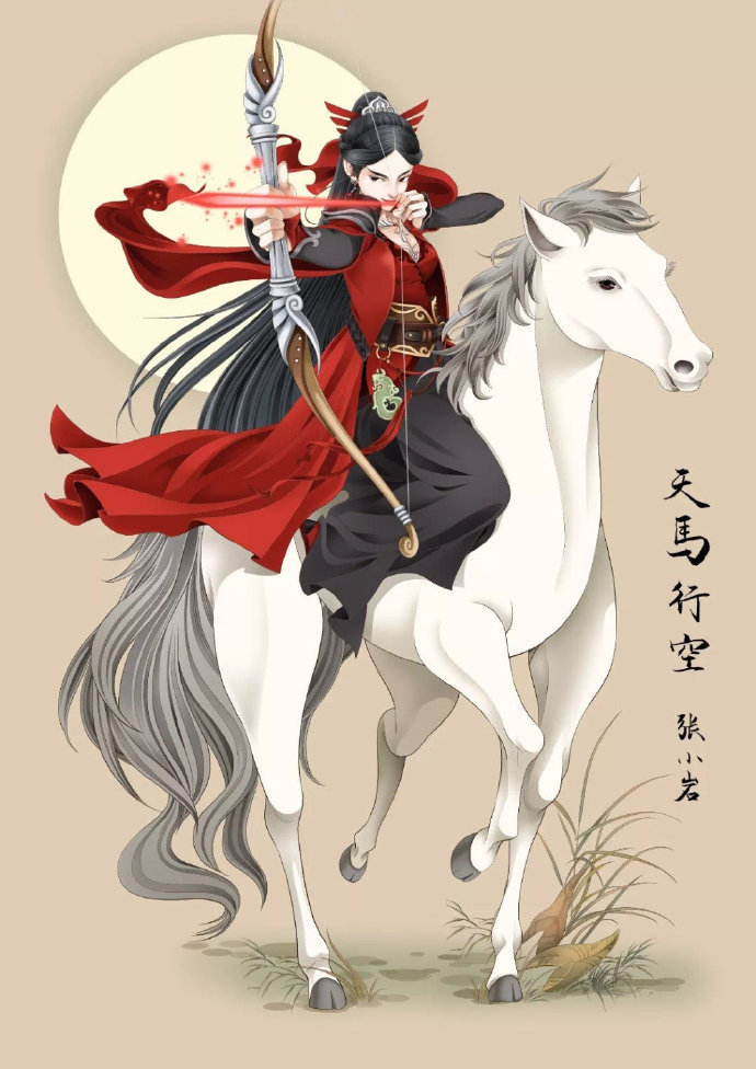 十二生肖古风插画设计欣赏张小岩