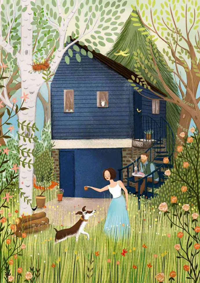 梦幻治愈的森系童话插画 jessica courtney-tickle