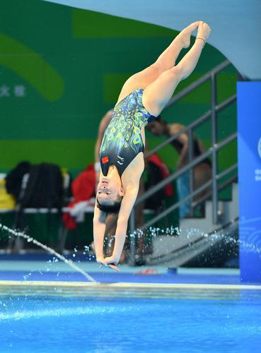 「全运会」陈艺文3米板夺冠期待接棒,广东跳水7金收官再创新高