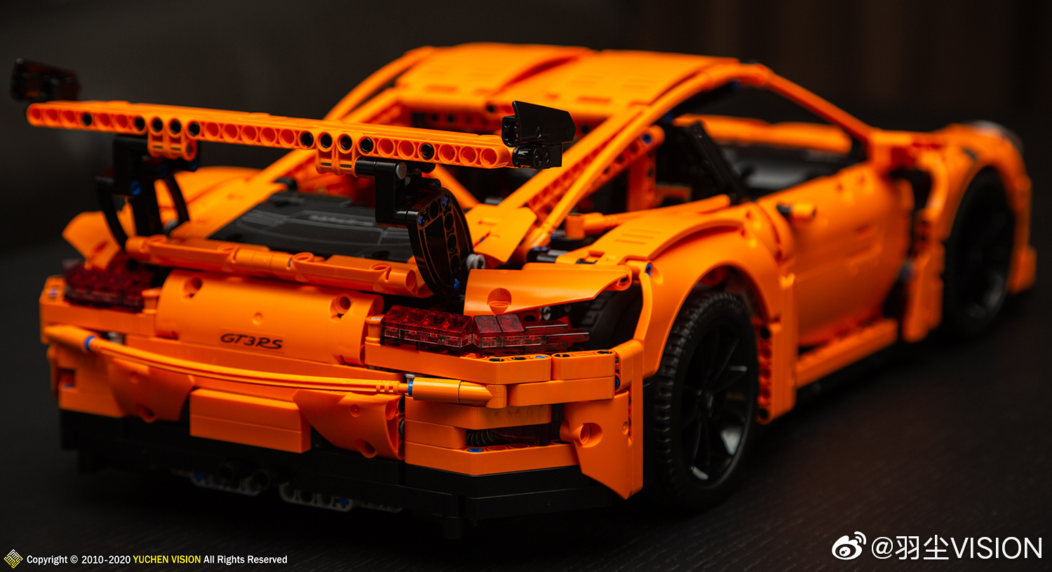乐高911 gt3 rs,引擎,变速箱,方向机,前后桥,悬挂