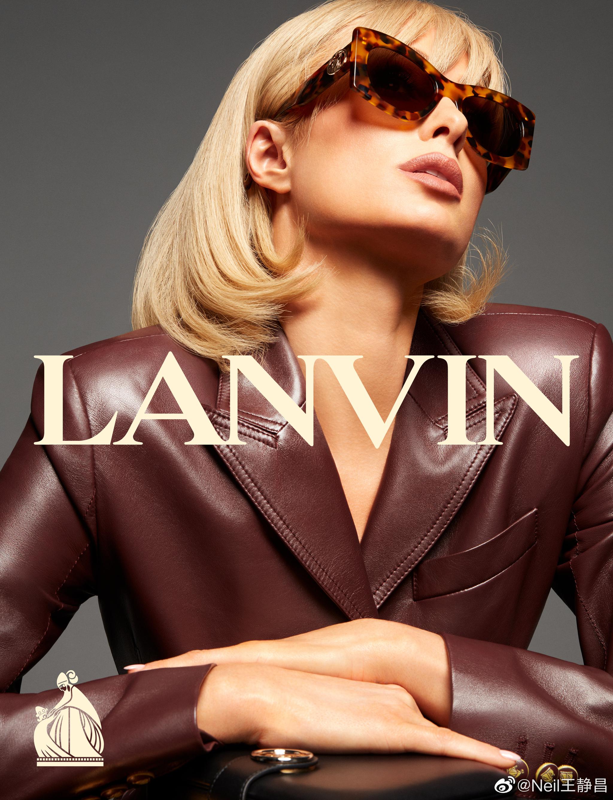 lanvin 2021 春夏系列广告大片请来paris hilton 作为模特……|lanvin