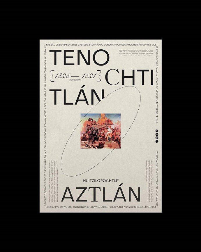 海报版式设计作品,来自设计师 hermes miranda