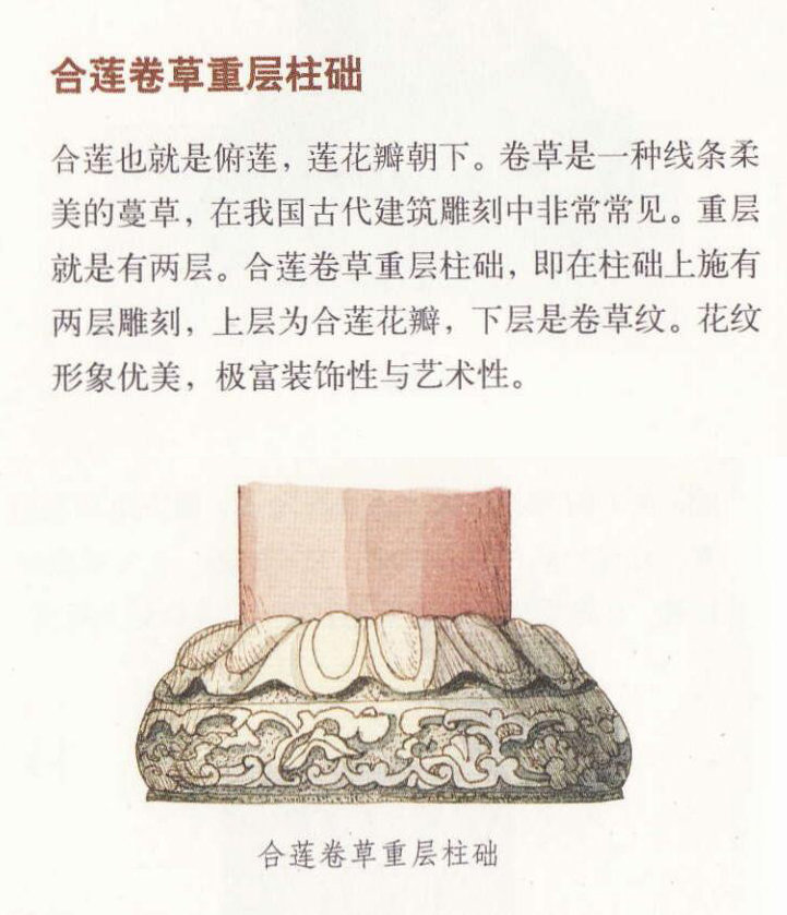 中国古建筑构建丨柱础式样__财经头条
