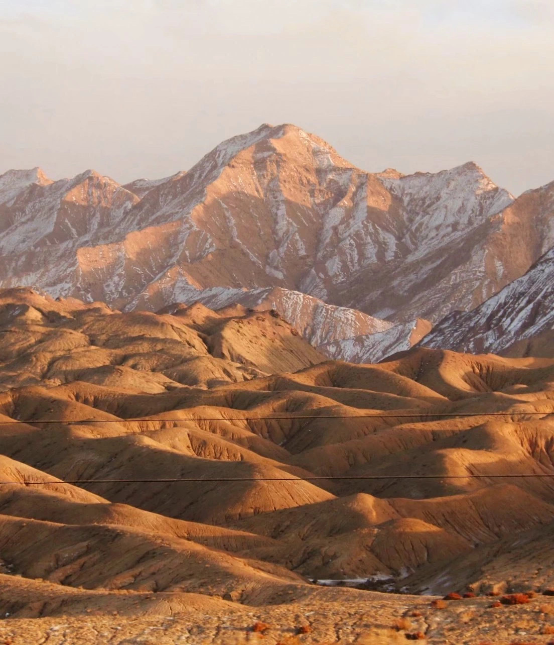 祁连山,沙漠中的一片芳华._高清图集_新浪网