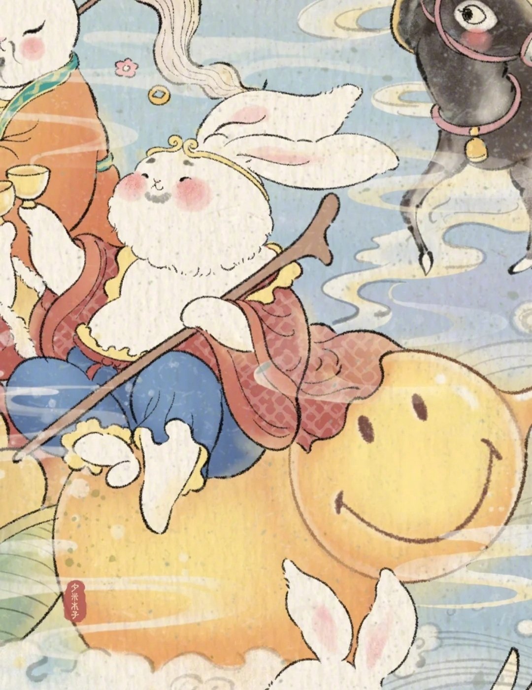 古风兔子夕米木子