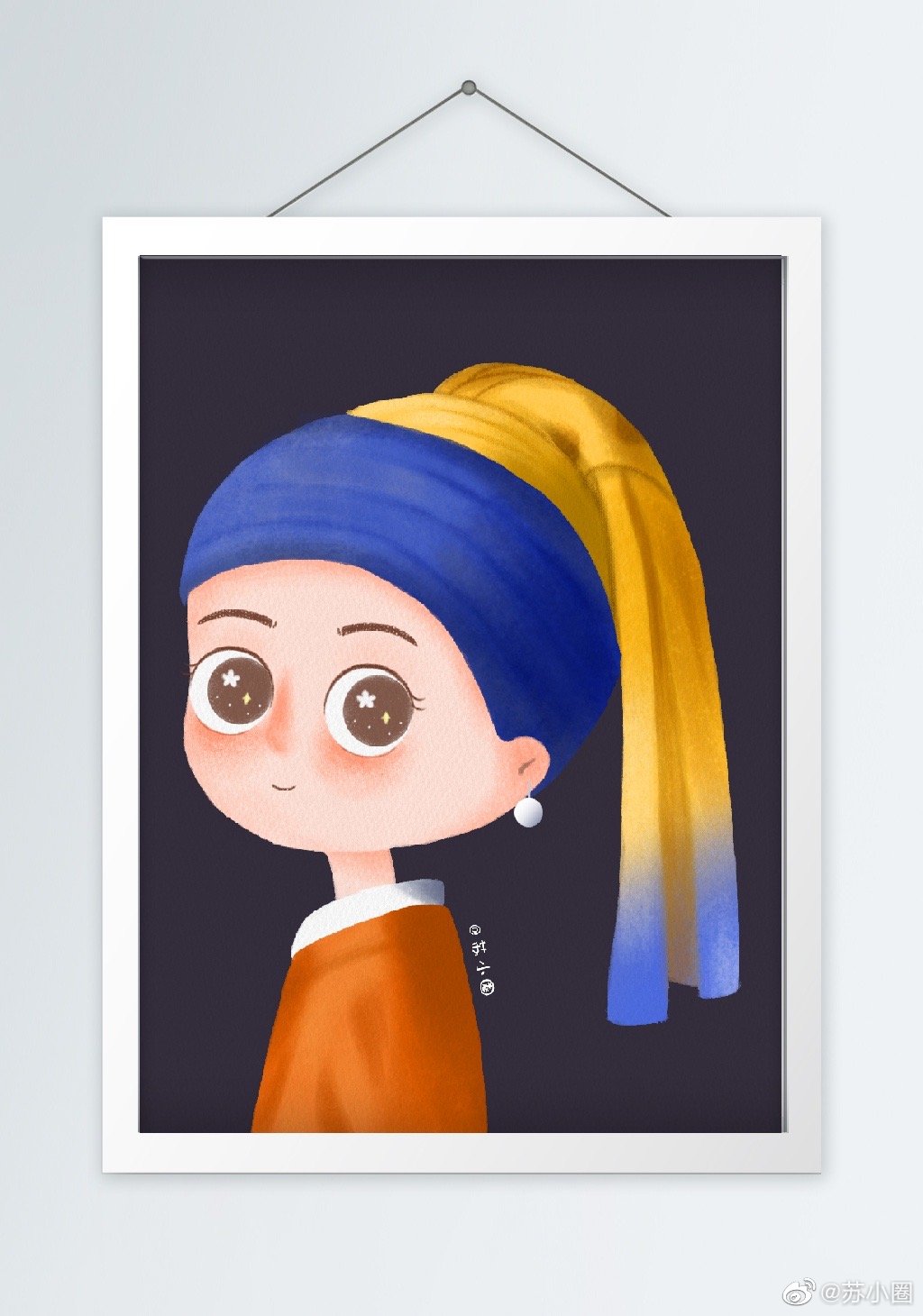 q萌大眼名画 @苏小圈