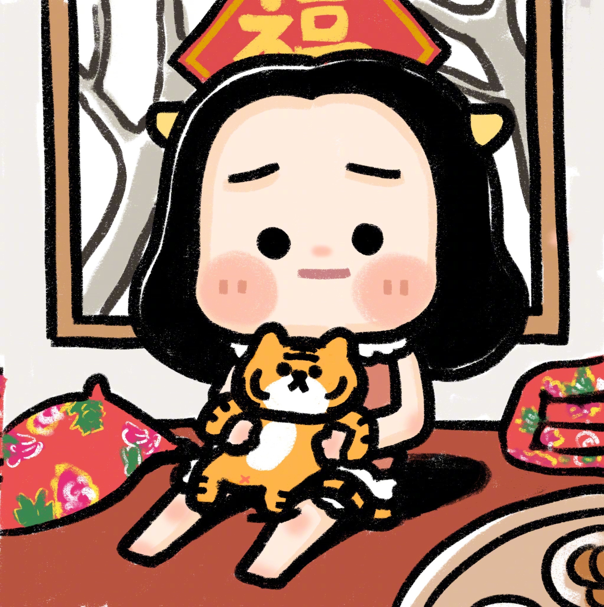 牛轰轰2022虎年头像来啦～这次专门10点发～因为画了10对!__财经头条