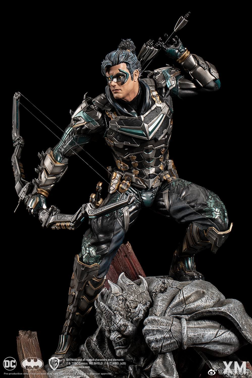 xm studios推出的这款武士系列的dc超级英雄夜翼雕像,比例为1/4