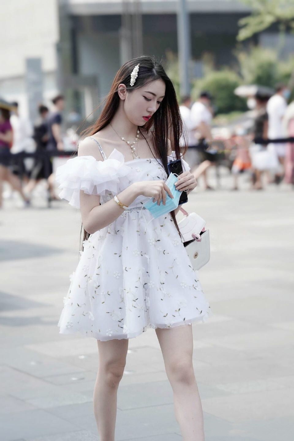 浪漫的法式泡泡袖连衣裙,仙气十足,优雅迷人,穿上秒变甜美公主