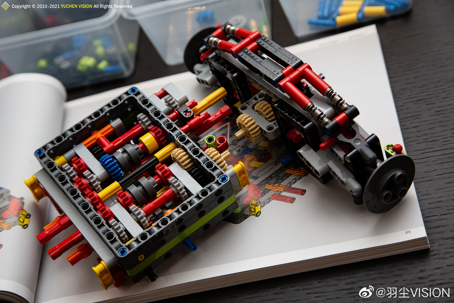 更新一下乐高42115兰博基尼sian的进度