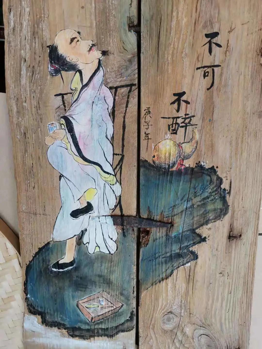 山东阳信:手绘门板画化腐朽为神奇 惟妙惟肖俏销全国