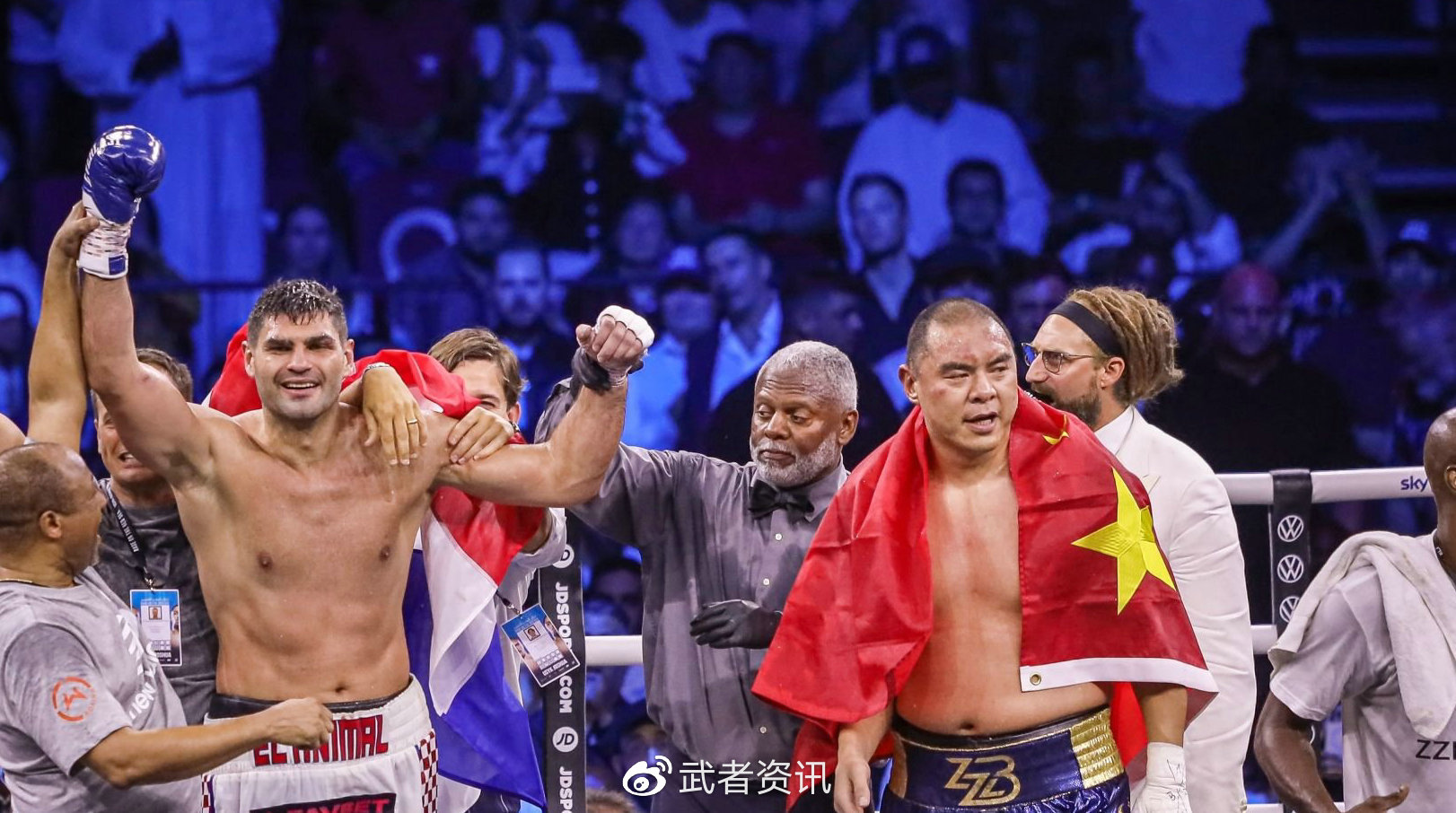 张志磊争议性点数惜败,乌西克再次点胜约书亚|张志磊|约书亚|回合