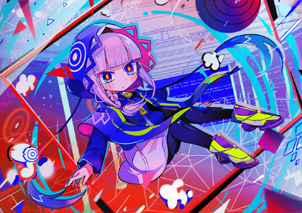 插画师寺田てらteradatera卡通q版人物插画用色大胆