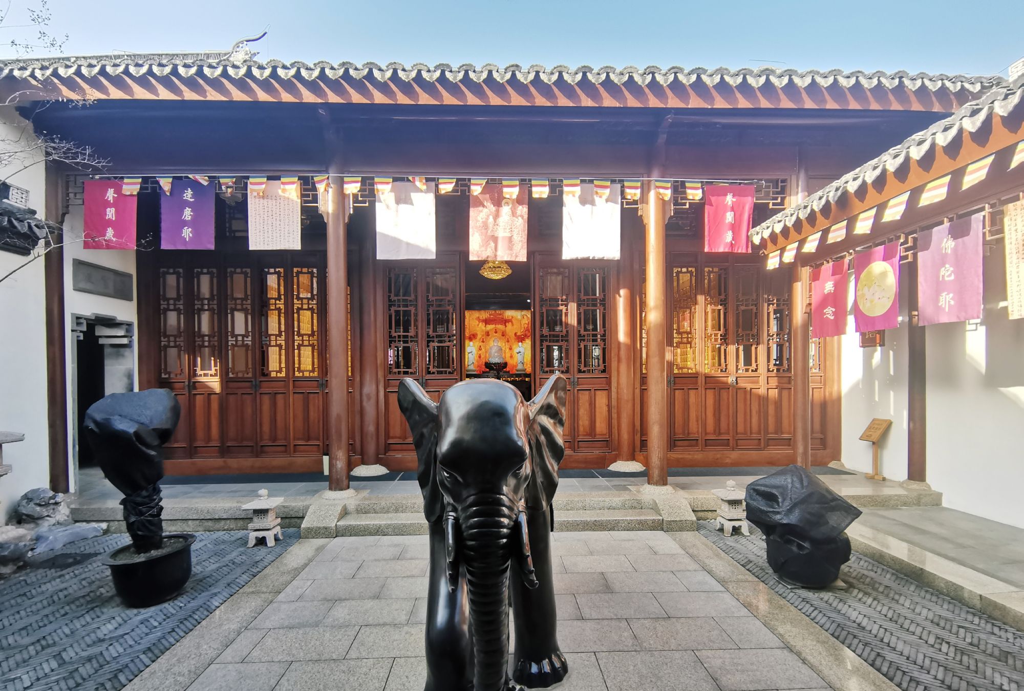 苏州不收门票的人间净土,可免费喝茶看书,环境美似园林|园林|居士林|居士_新浪新闻