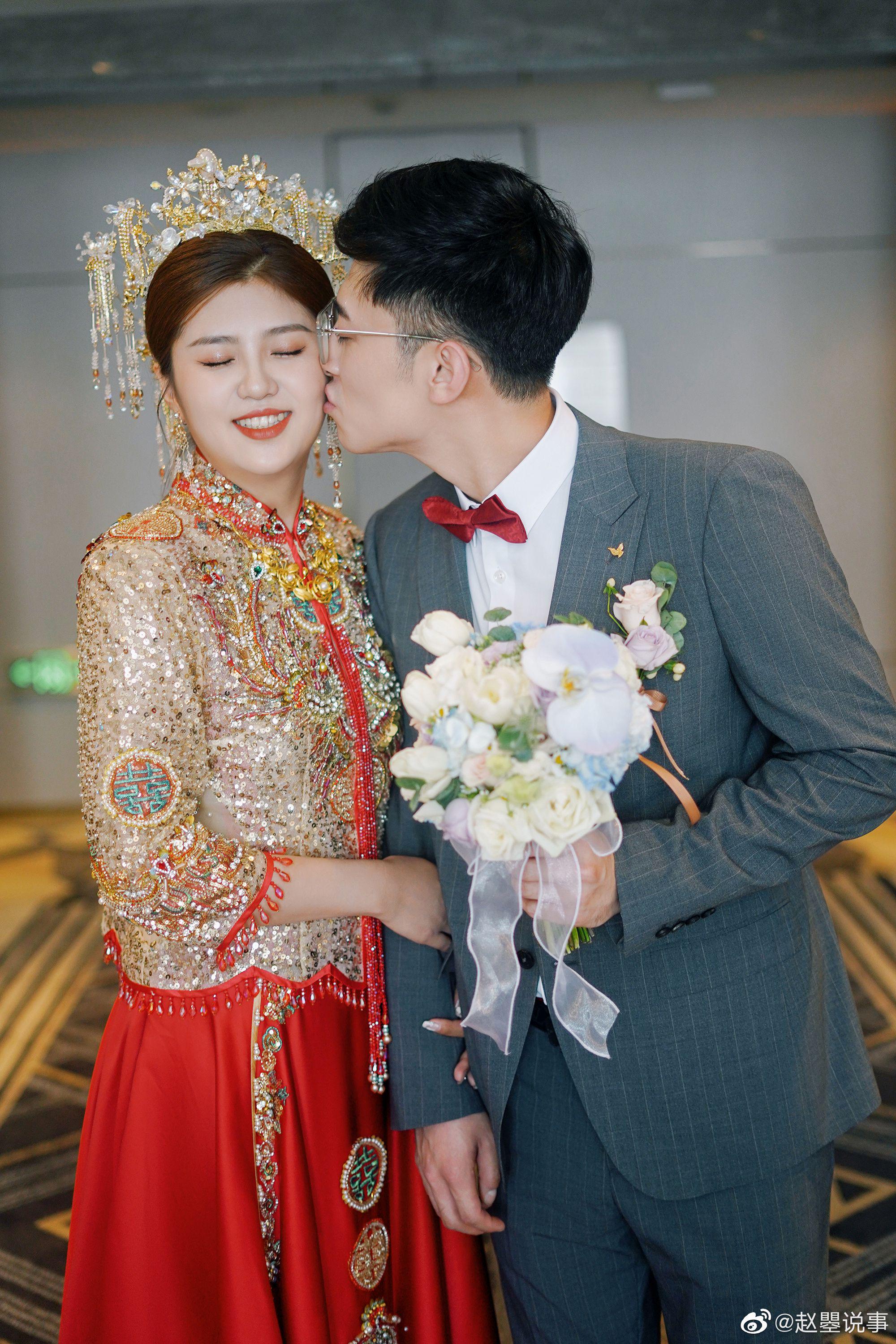 今日@curling许静韬 与@curling梅杰 举办婚礼……|梅杰|许静|婚礼